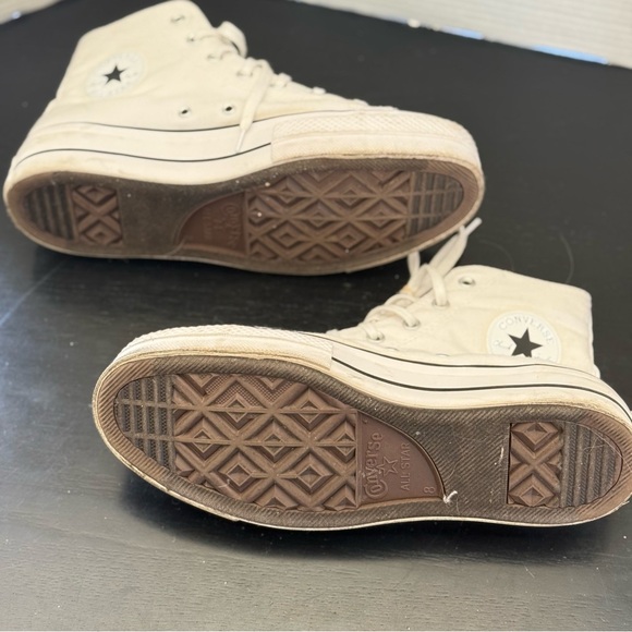 Converse All Star White High-Top Sneakers - Picture 4 of 8